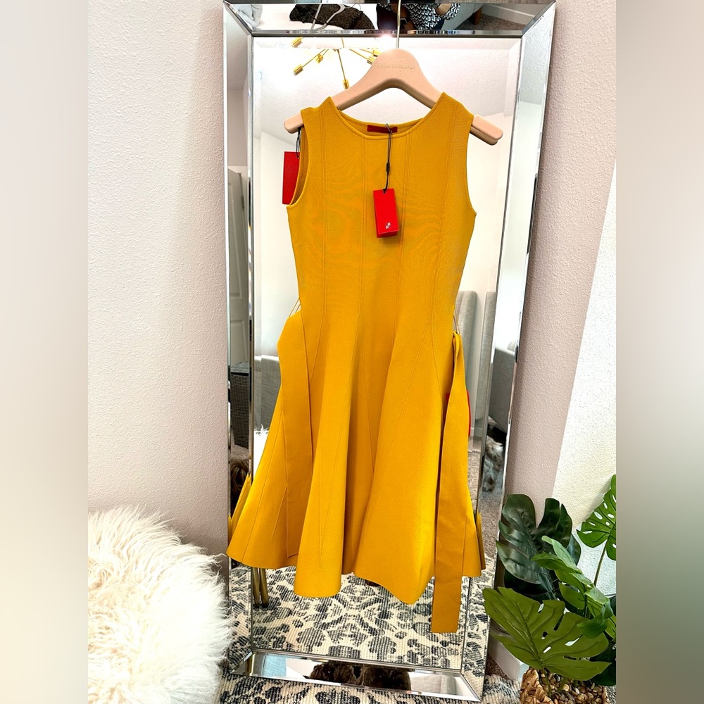 Carolina Herrera bandage midi dress